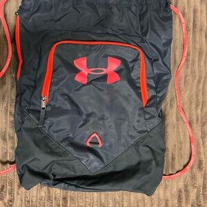 Under Armour Navy and Peach Gym Bag